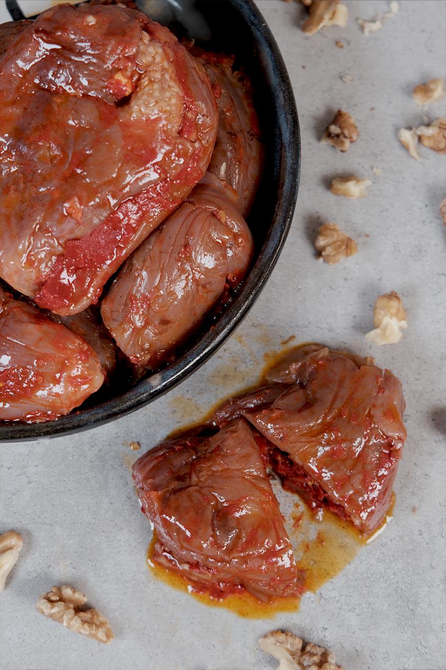 Mekdus ( Cevizli Patlıcan Turşusu )