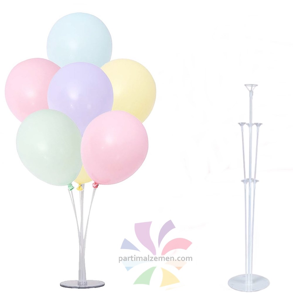 Ayaklı Balon Standı Makaron Balonlu