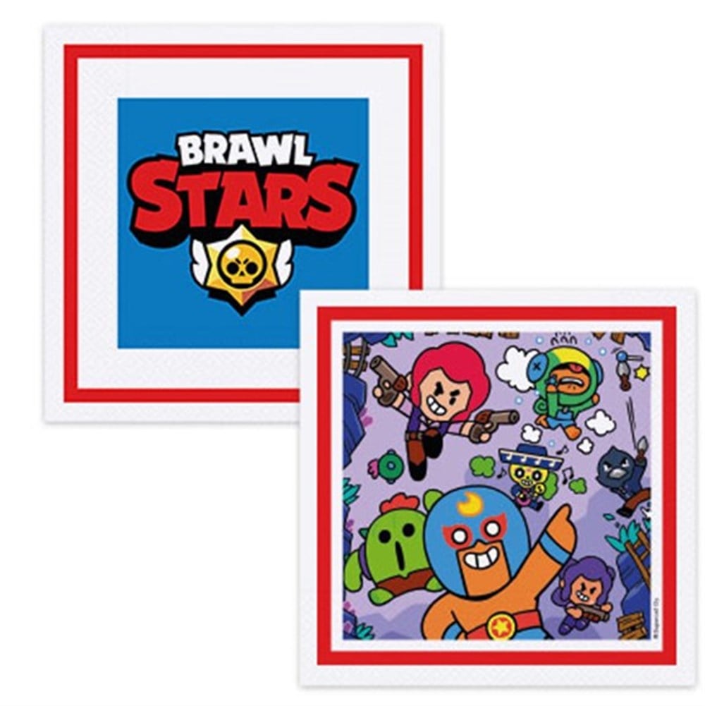 Brawl Stars Peçete 16 Adet