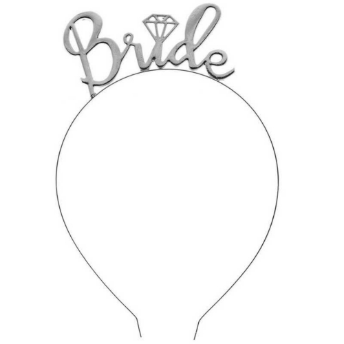 Bride Metal Taç Gümüş