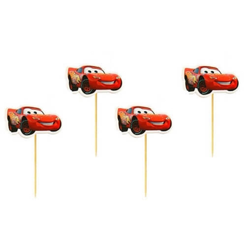 Cars Temalı Cupcake Kürdan 20 li