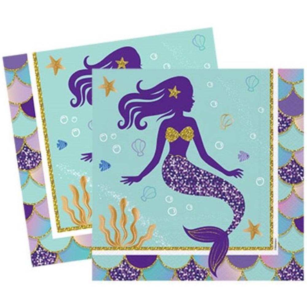 Deniz Kızı Peçete 16 Adet