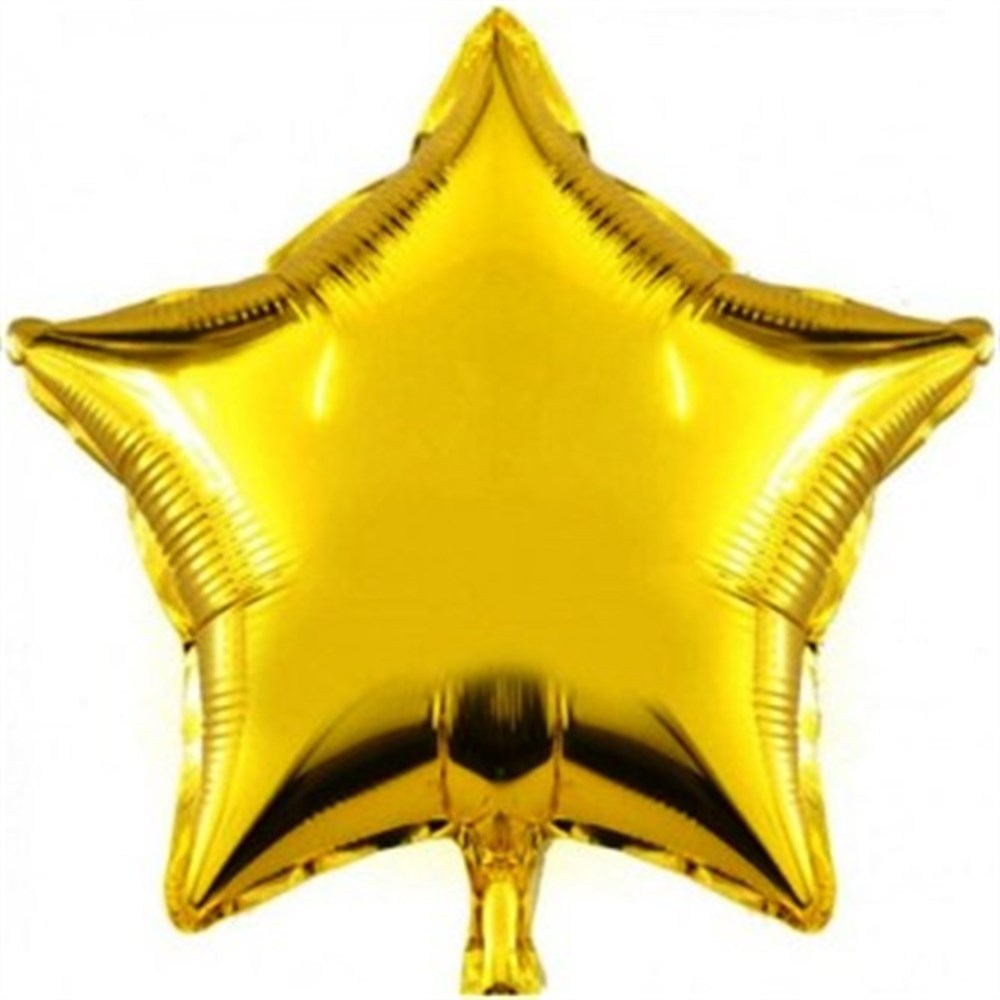 Folyo Balon Yıldız Gold 45 cm