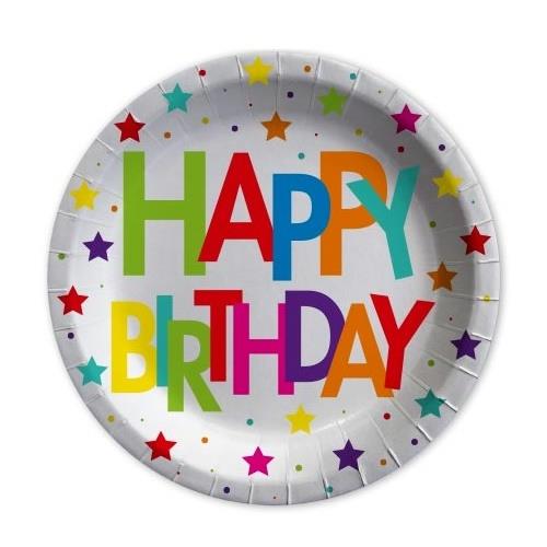 Happy Birthday Tabak 8 Adet