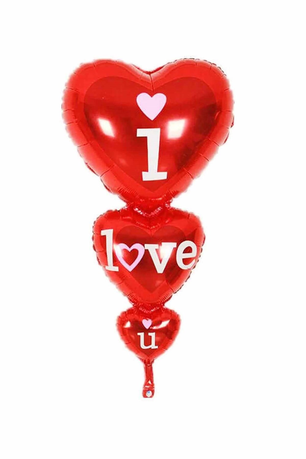 Kalpli Folyo Balon 3lü Set