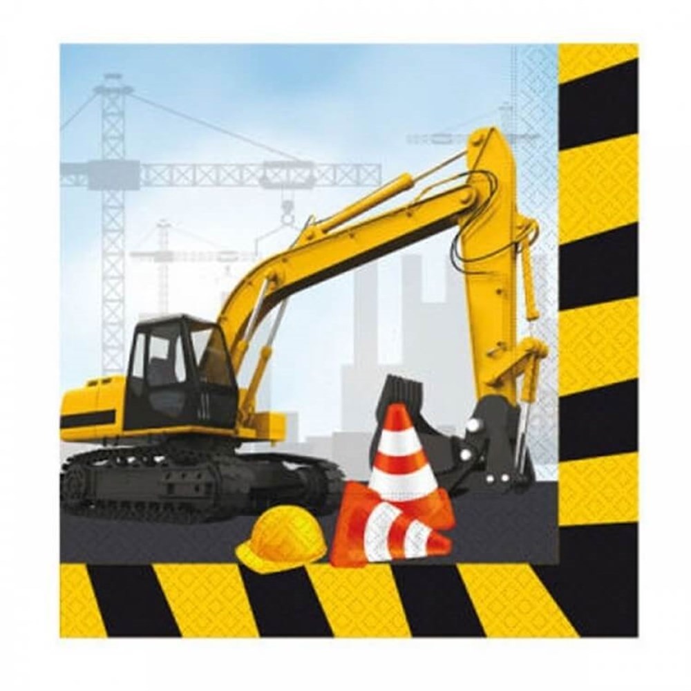 inşaat Temalı Peçete 16 Adet