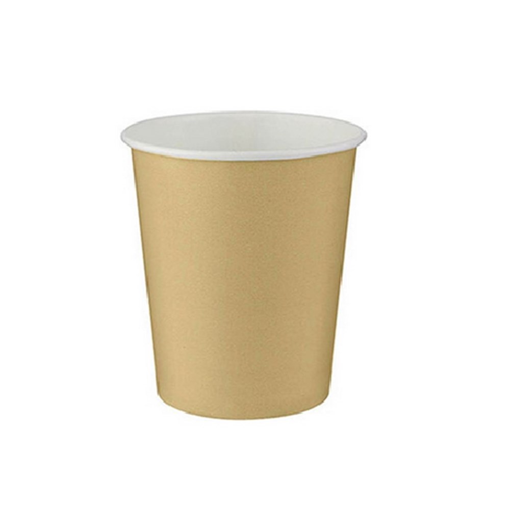 Gold Altın Sarısı Karton Bardak 8 Adet