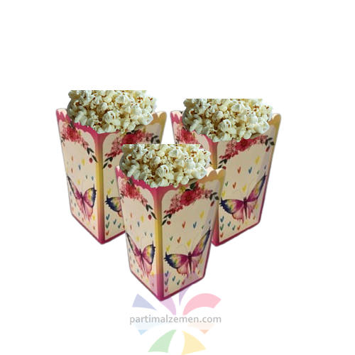 Kelebek Pop Corn Kutusu