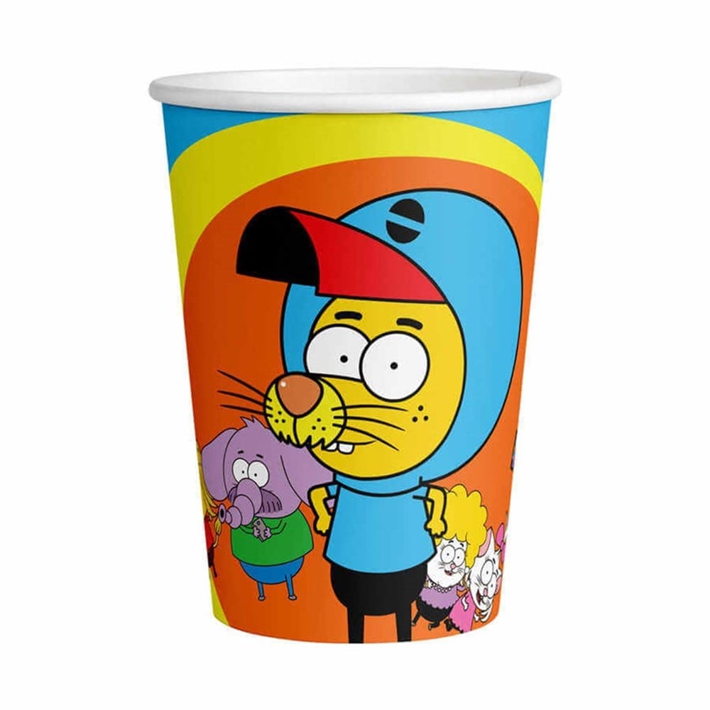 Kral Şakir Action Karton Bardak 8 Adet