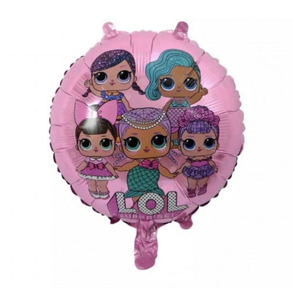 Lol Bebek Temalı Folyo Balon Pembe