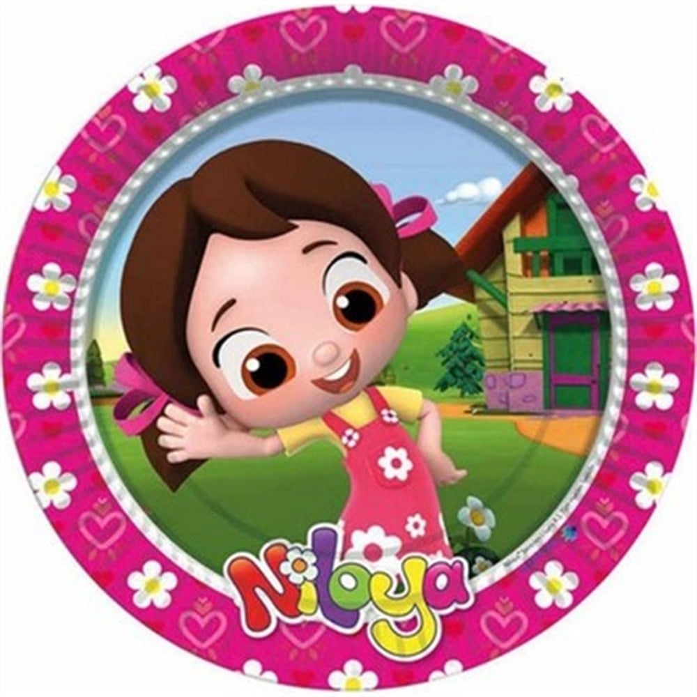 Niloya Temalı Tabak 8 Adet