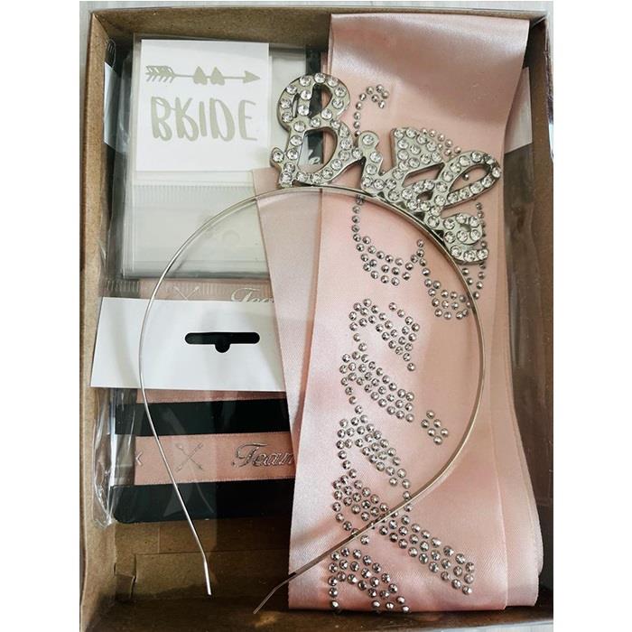 Pembe Bride To Be Aksesuar Seti