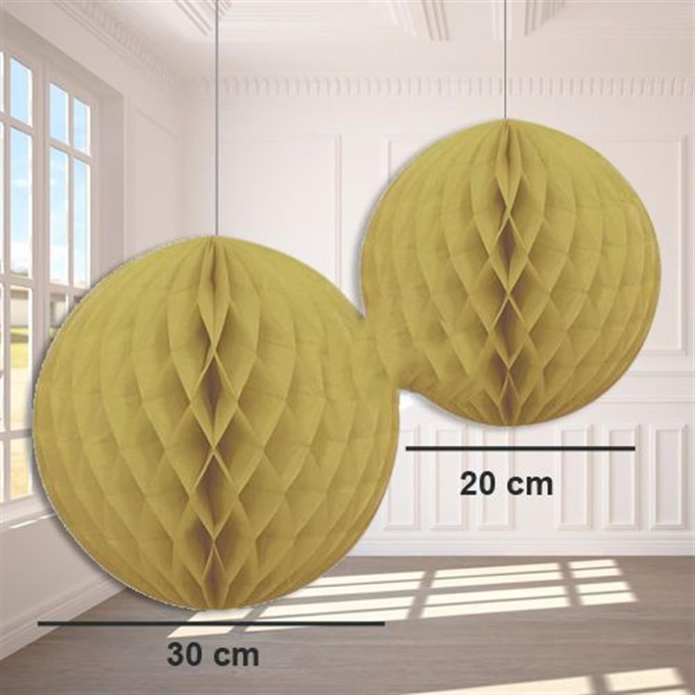 Petek Süs Seti Gold 2li