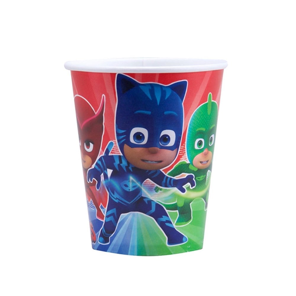 Pijamaskeliler Temalı Bardak 8 Adet