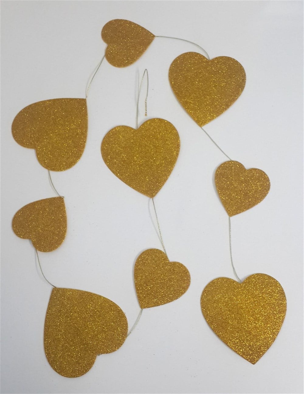 Simli Eva Kalp Sarkıt Süs Gold