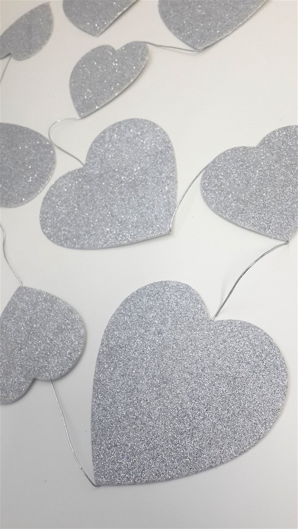 Simli Eva Kalp Sarkıt Süs Gümüş