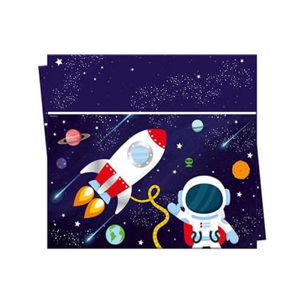 Uzay Temalı Masa Örtüsü Plastik