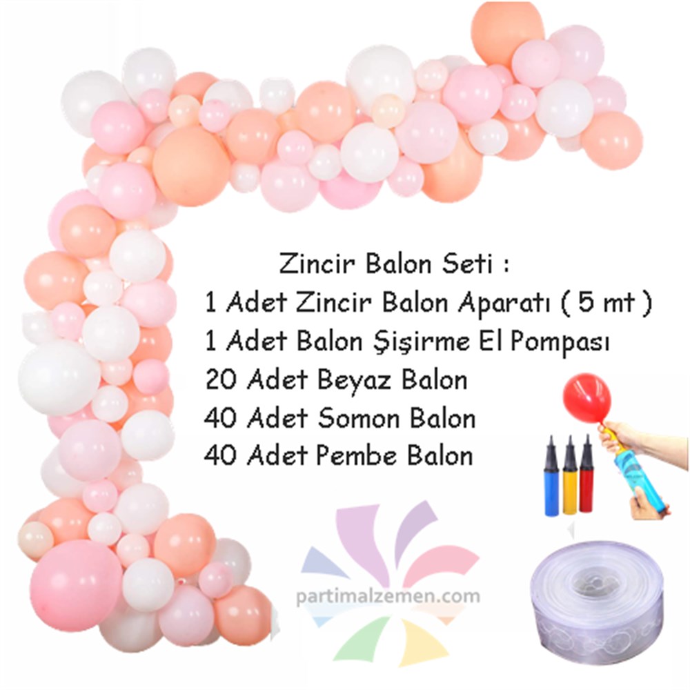 Zincir Balon Hazır Set