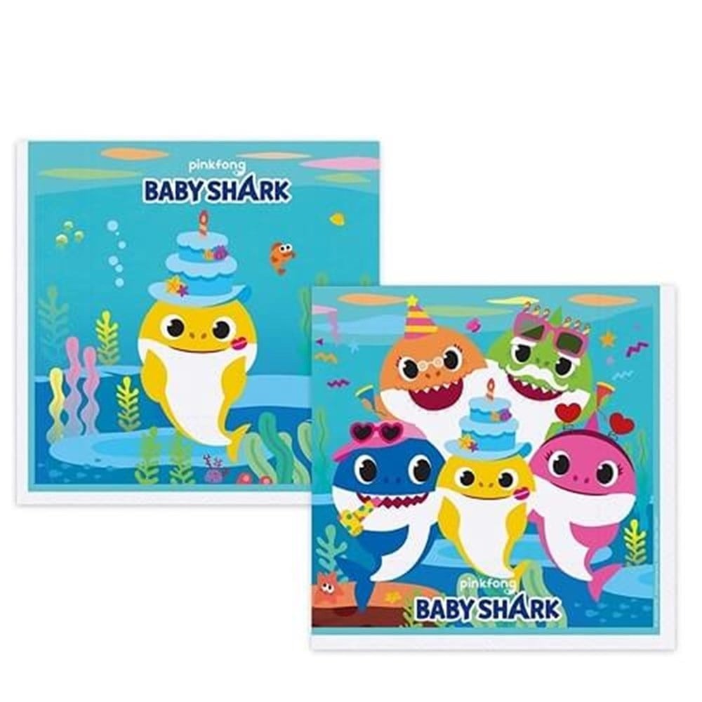 Baby Shark Peçete 16 Adet