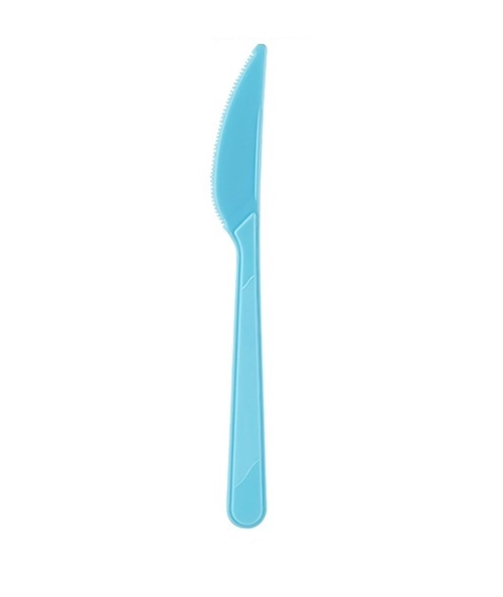 Bıçak Plastik Açık Mavi 10 lu