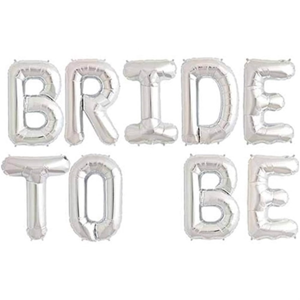 Bride To Be Folyo Balon Yazı Seti 35 cm