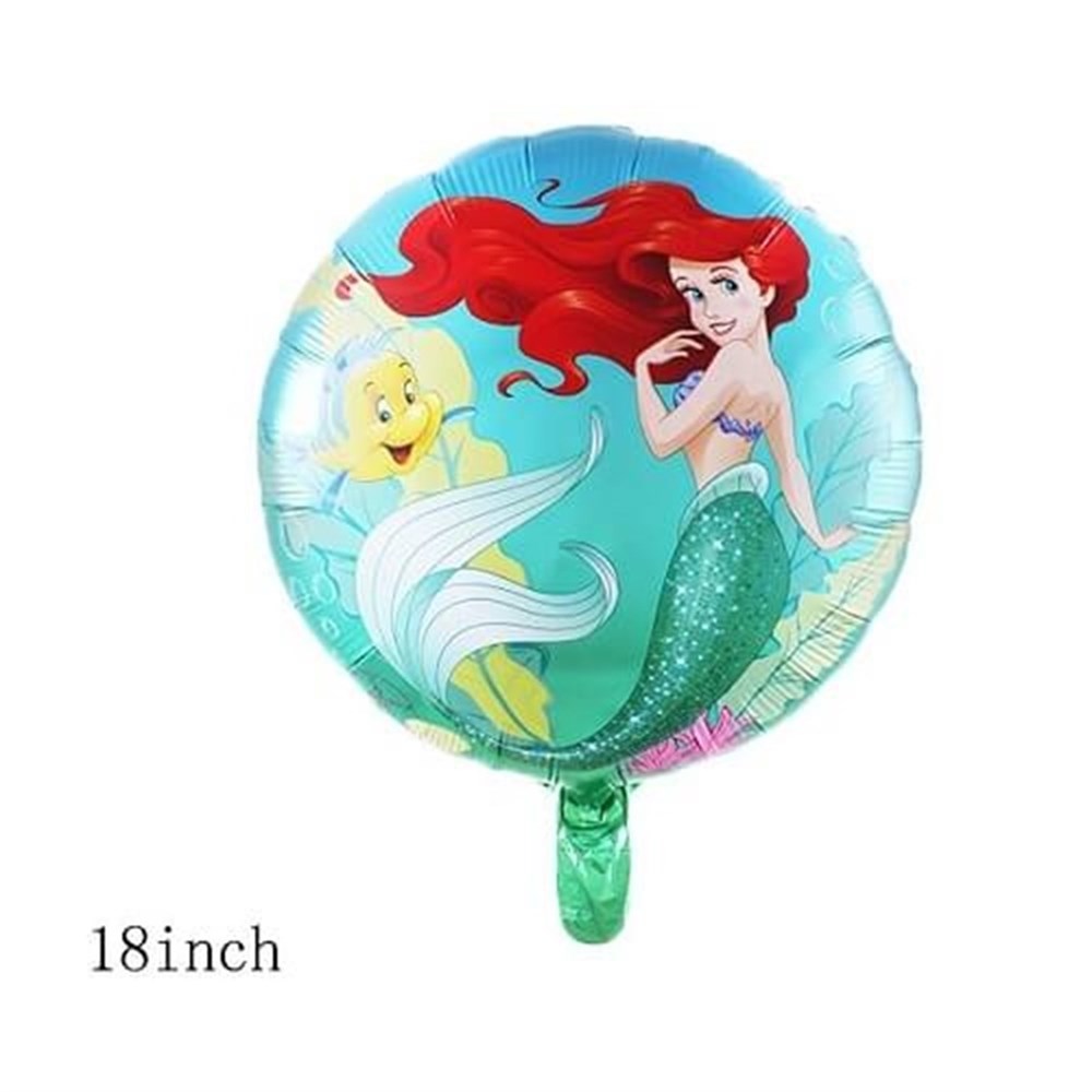 Deniz Kızı Temalı Folyo Balon