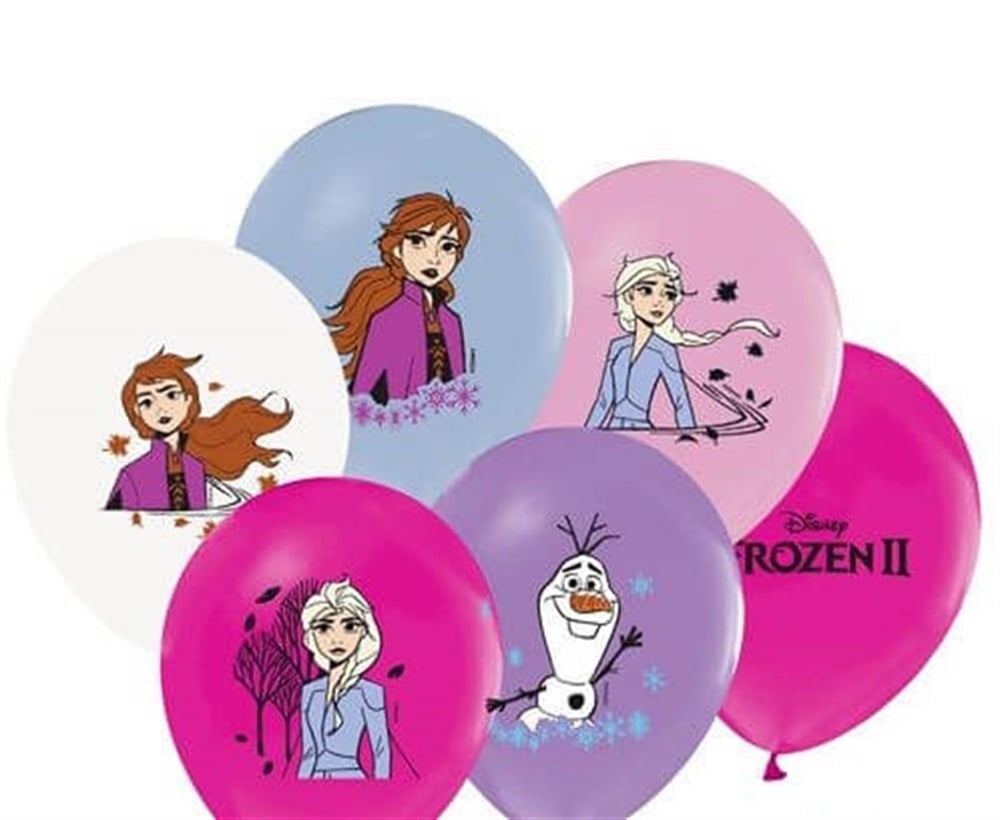 Elsa Frozen Temalı  Balon 10 Adet