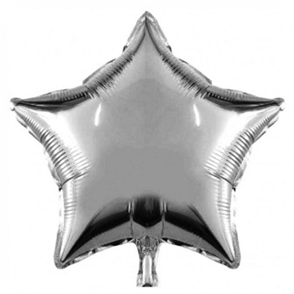 Folyo Balon Yıldız Gümüş