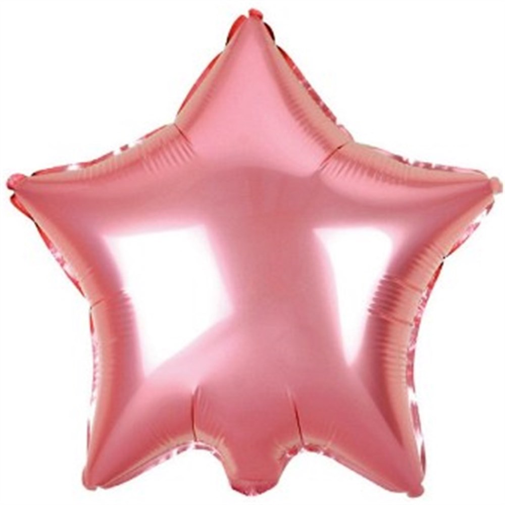 Folyo Balon Yıldız Pembe 45 cm