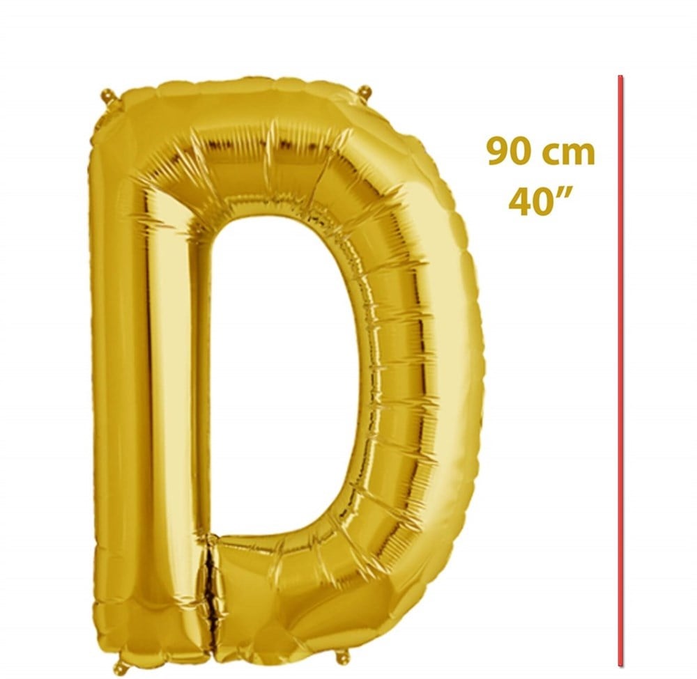 Folyo Harf D Gold Balon 90 cm