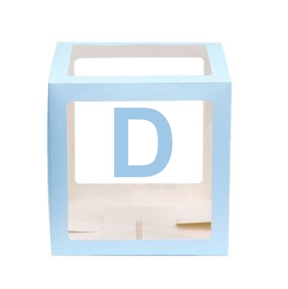 Harfli Balon Kutusu Mavi 1 Adet