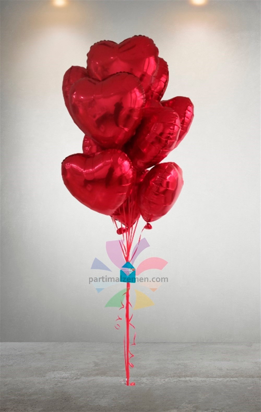 Kalpli Folyo Uçan Balon 20 Adet Adrese Teslim