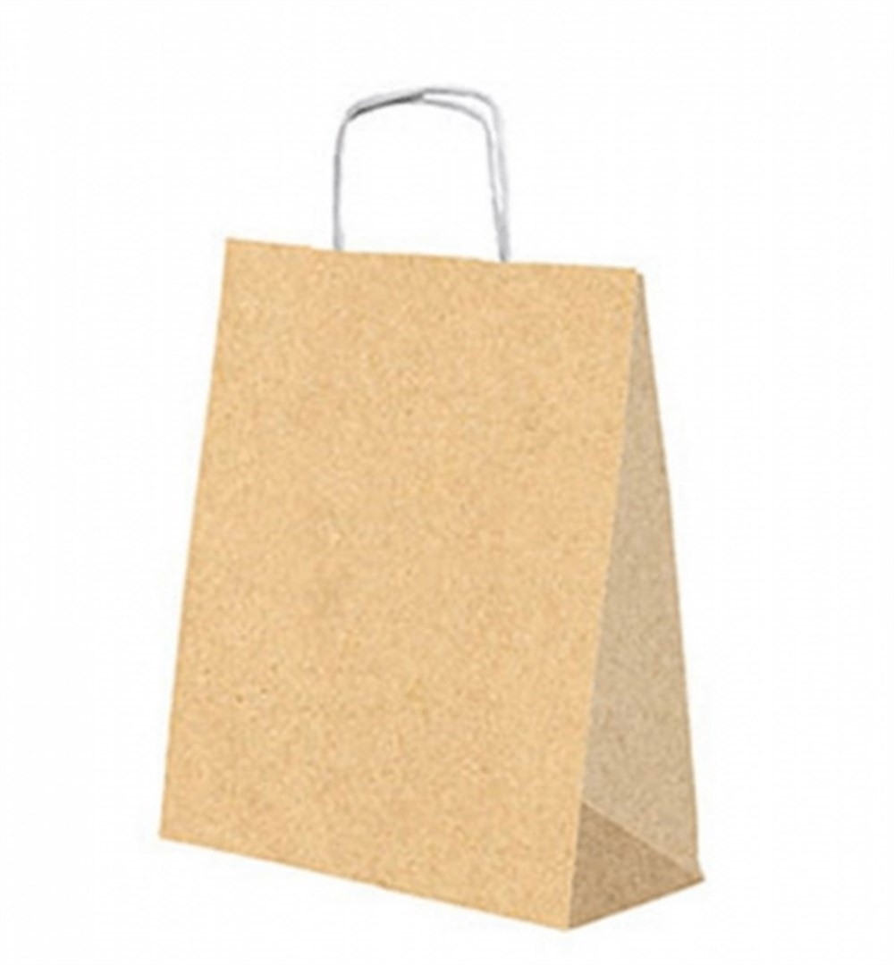 Karton Çanta  18x24cm Kraft 25 Adet