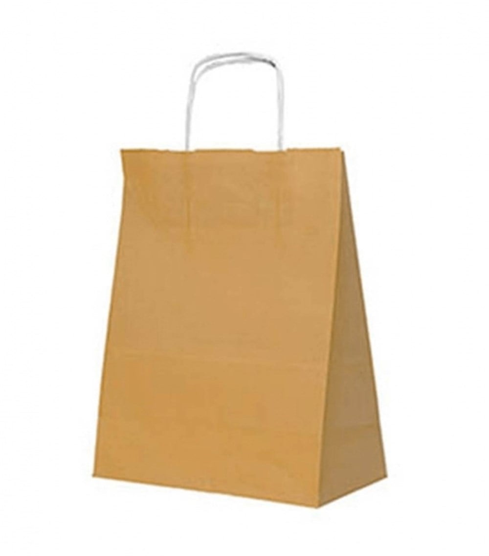 Karton Çanta  25x31cm Gold 25 Adet