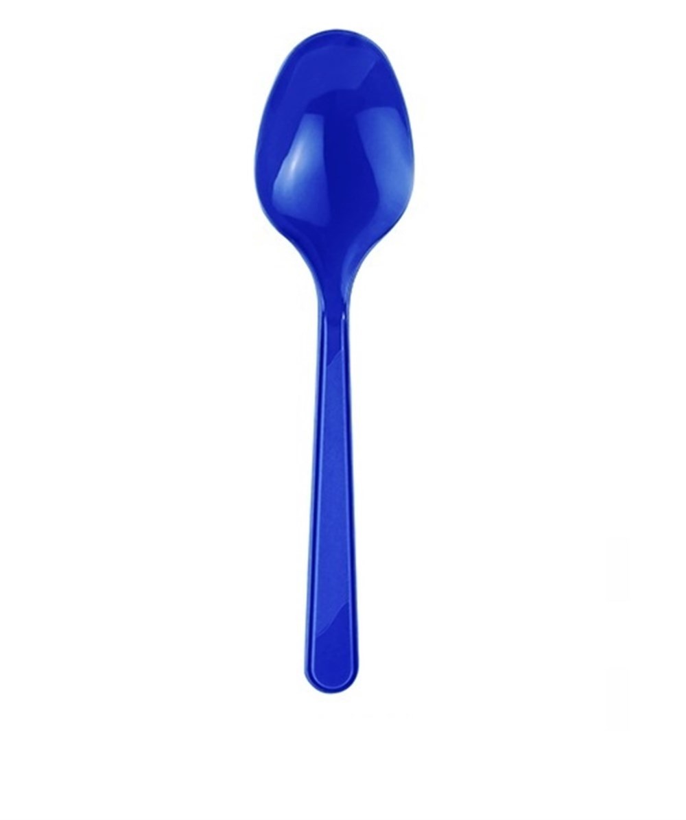 Kaşık Plastik Lacivert 10 lu