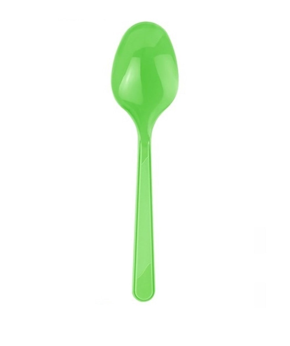 Kaşık Plastik Yeşil 10 lu