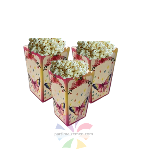 Kelebek Pop Corn Kutusu