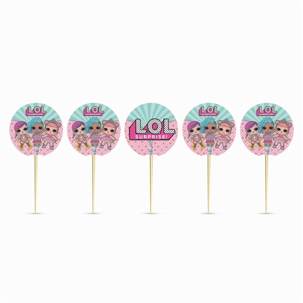 LOL Bebek Konsept Parti Cupcake Kürdan 20 li