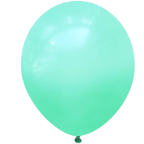 Makaron Balon Mint Yeşili 10 Adet