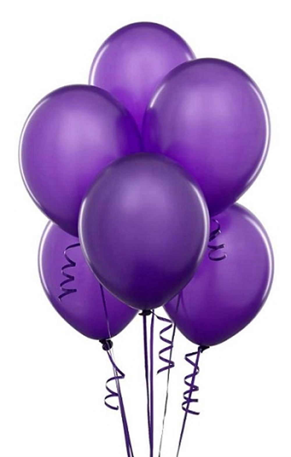 Metalik Balon Mor 100 Adet