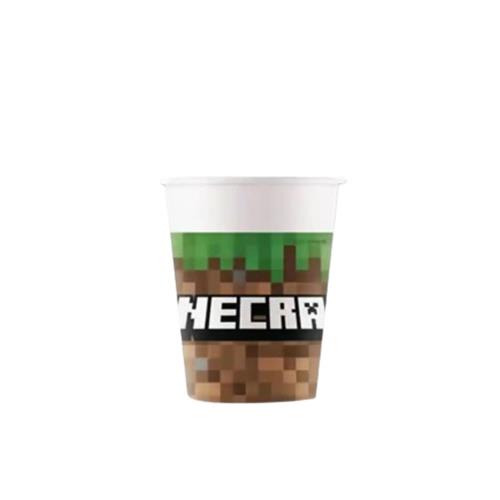 Minecraft Bardak 8 Adet