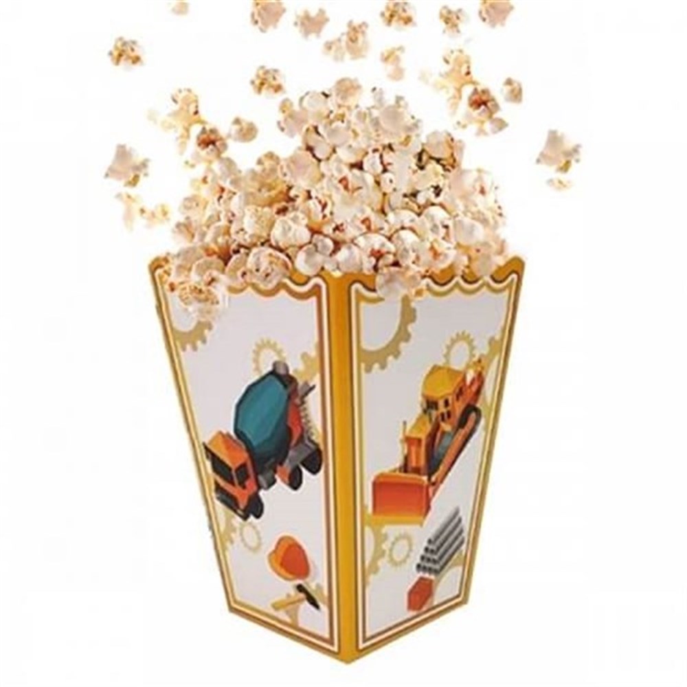 İnşaat Pop Corn Mısır Kutusu 8 Adet