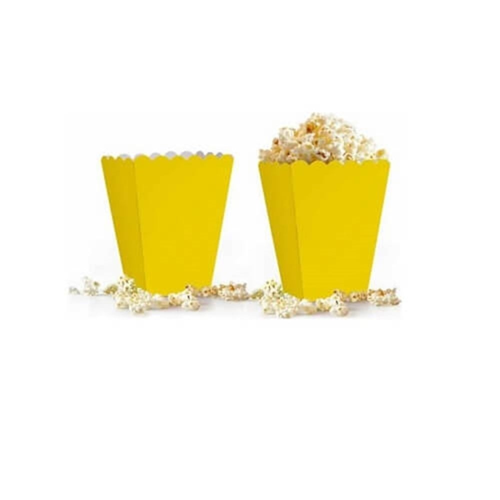 Popcorn Mısır Kutusu Sarı
