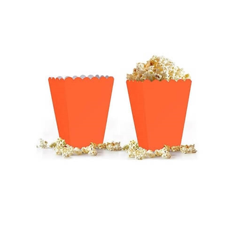 Popcorn Mısır Kutusu Turuncu