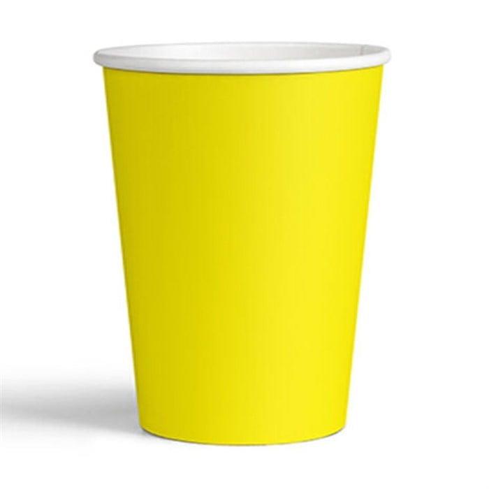 Sarı Karton Bardak 8 Adet