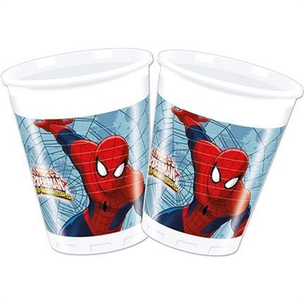 Spiderman Bardak 8 Adet