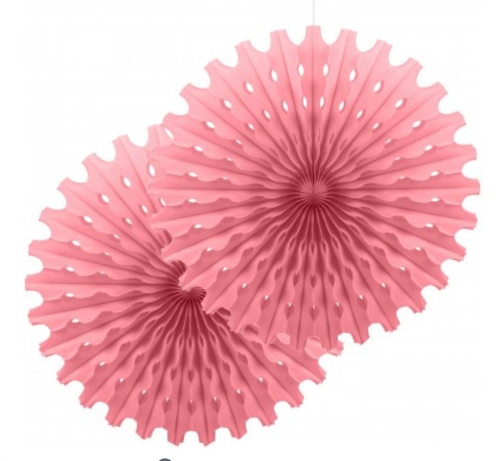 Yelpaze Süs Seti  Pembe 2li