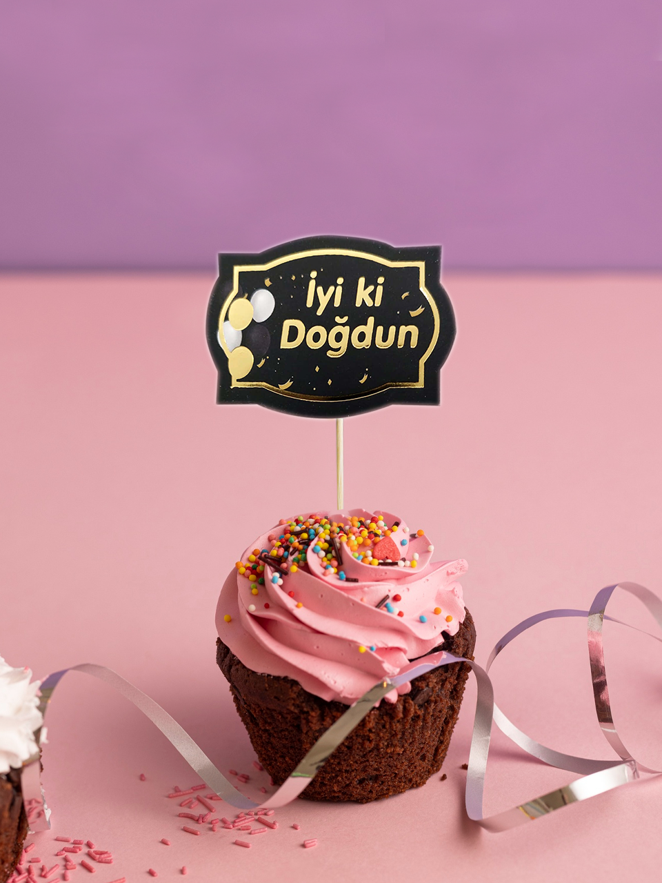 İyi Ki Doğdun Siyah Kürdan 10Lu