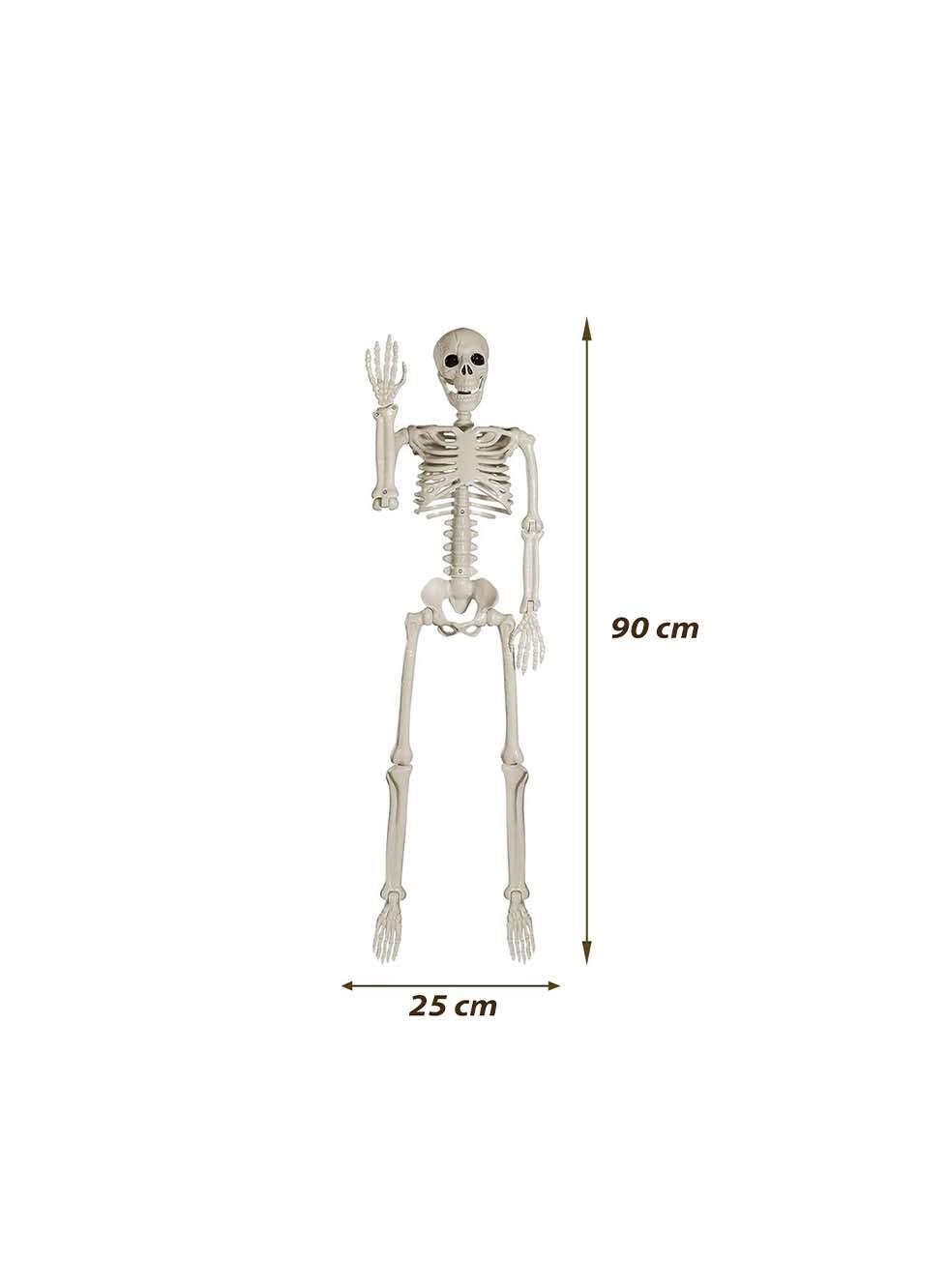 Cadılar Bayramı İskelet Figürlü Halloween Parti Dekoru 90 cm