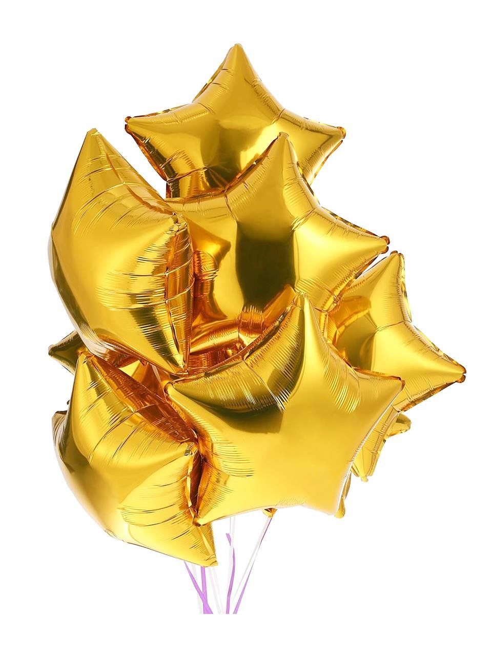 Yıldız Folyo Balon Gold Doğum Günü Parti Balonu 24 inc